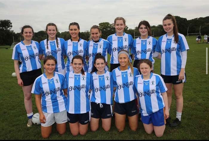 Team photo of the Womens Gaelic Football team
