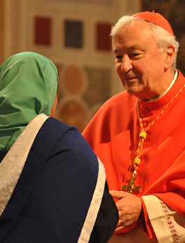 Cardinal Vincent Nichols at graduation