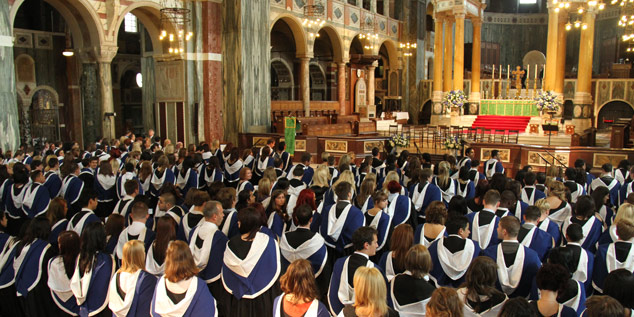 Summer graduation at Westminster Cathedral