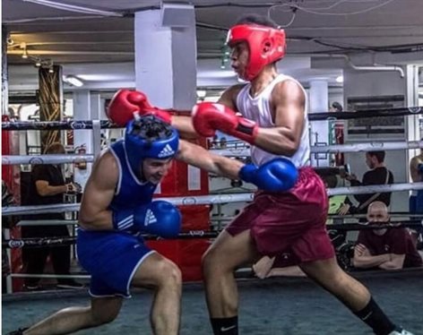 Anthony Ojewande boxing