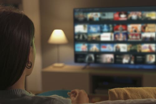 Watching TV