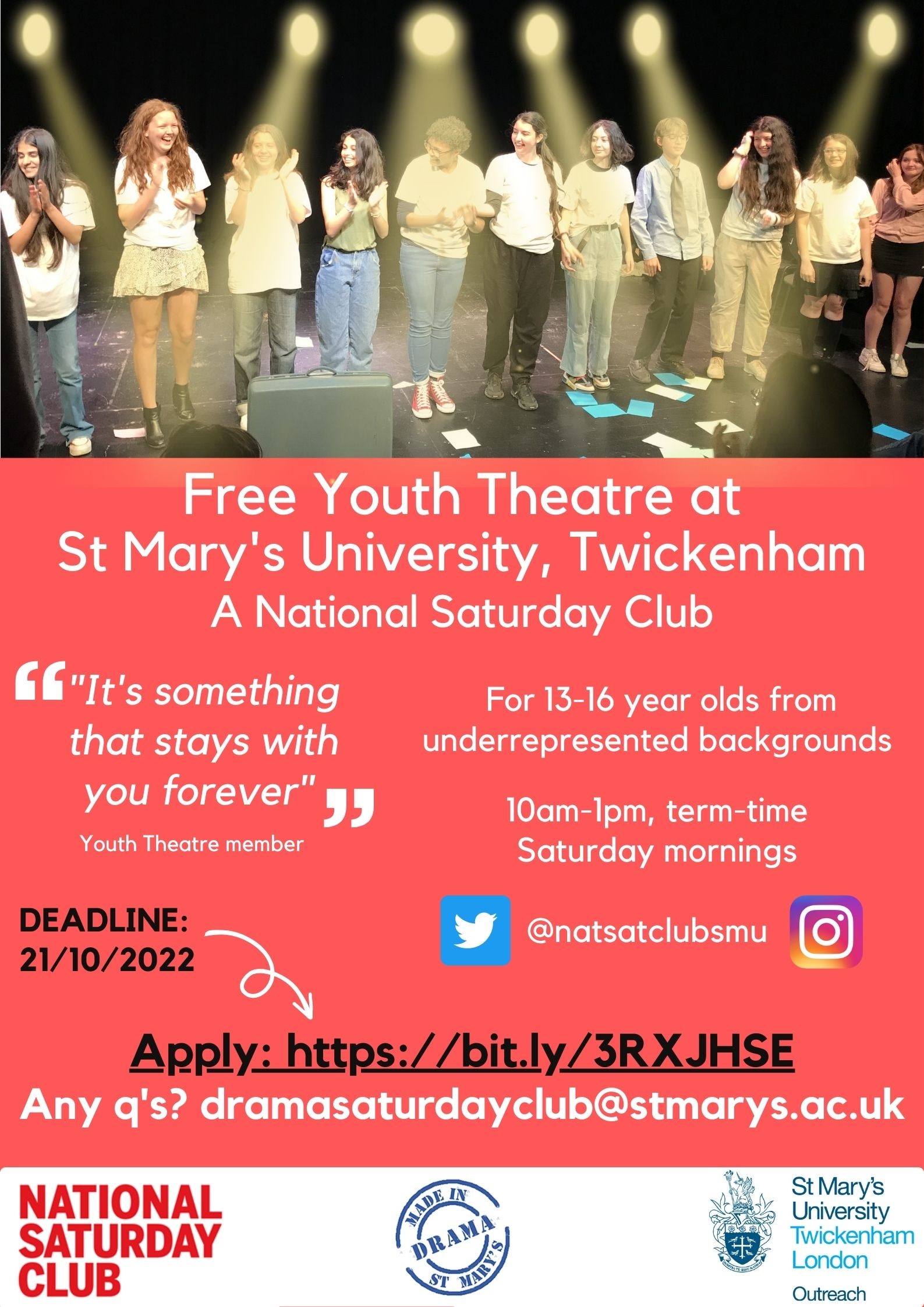 Poster 2022 Youth Theatre