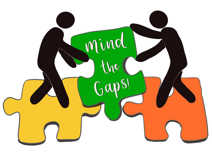 Mind the gaps logo