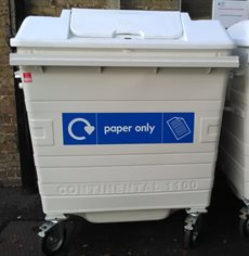 Photo of Paper Recycling Bin