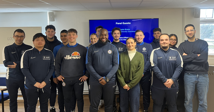 Chelsea FC Foundation students