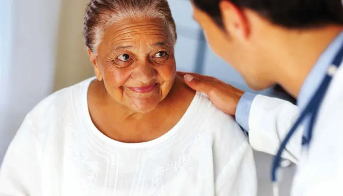 Patient and a doctor