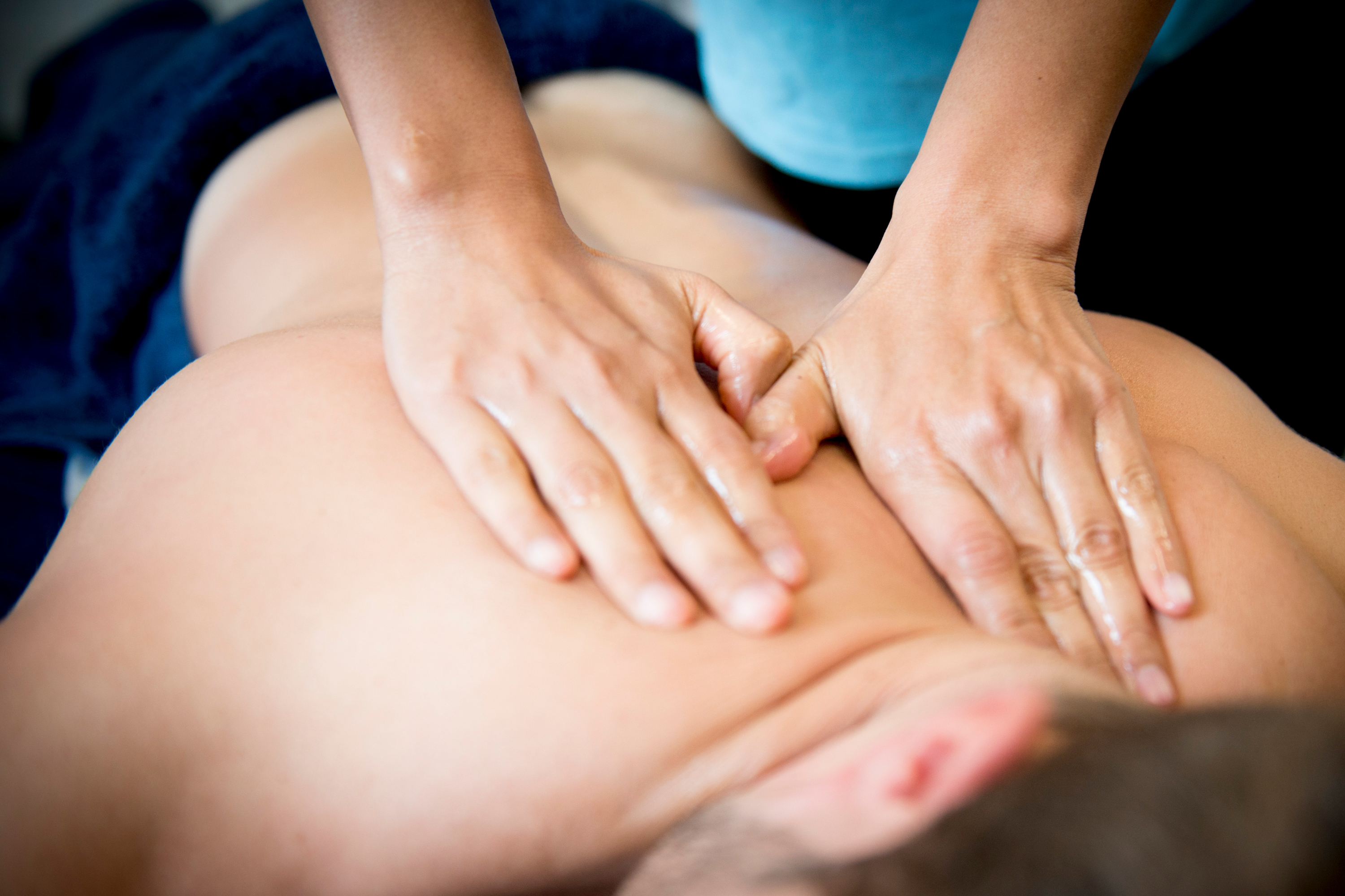 Person having a massage