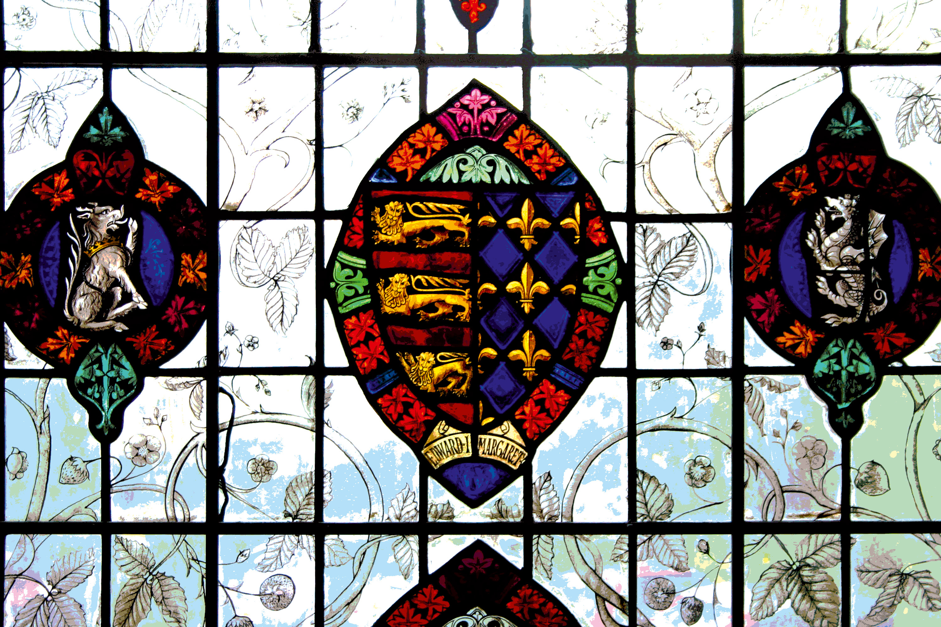 Stained glass window