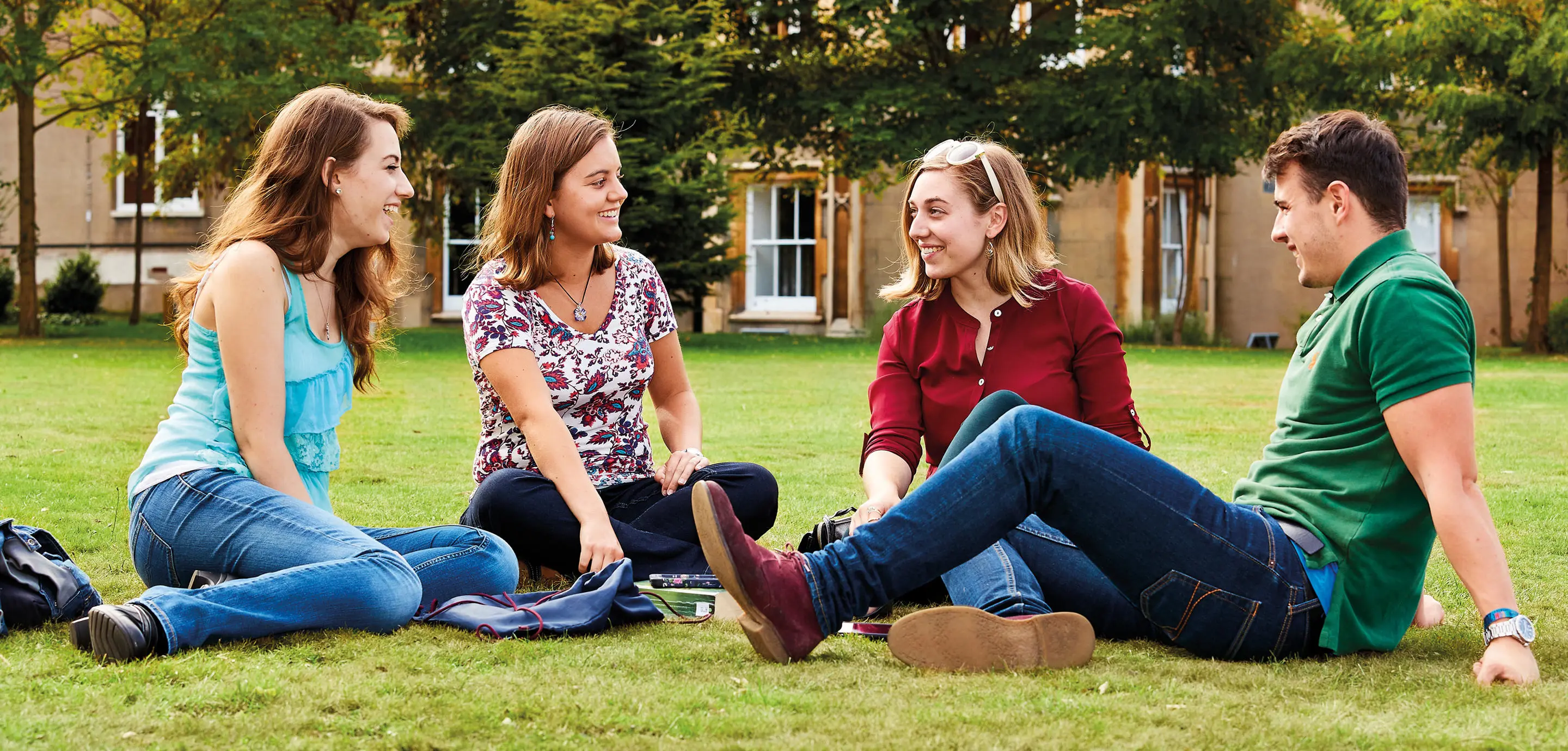 students-lawn
