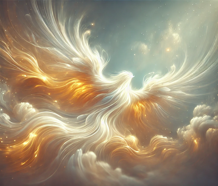 AI generated image of the Holy Spirit.