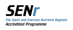 Sport and Exercise Nutrition register logo