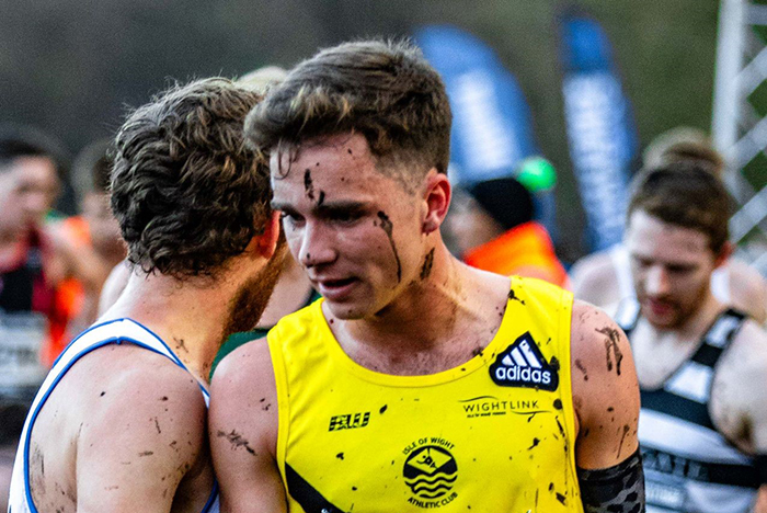 EPC Athelete Henry McLuckie in yellow adidas running vest