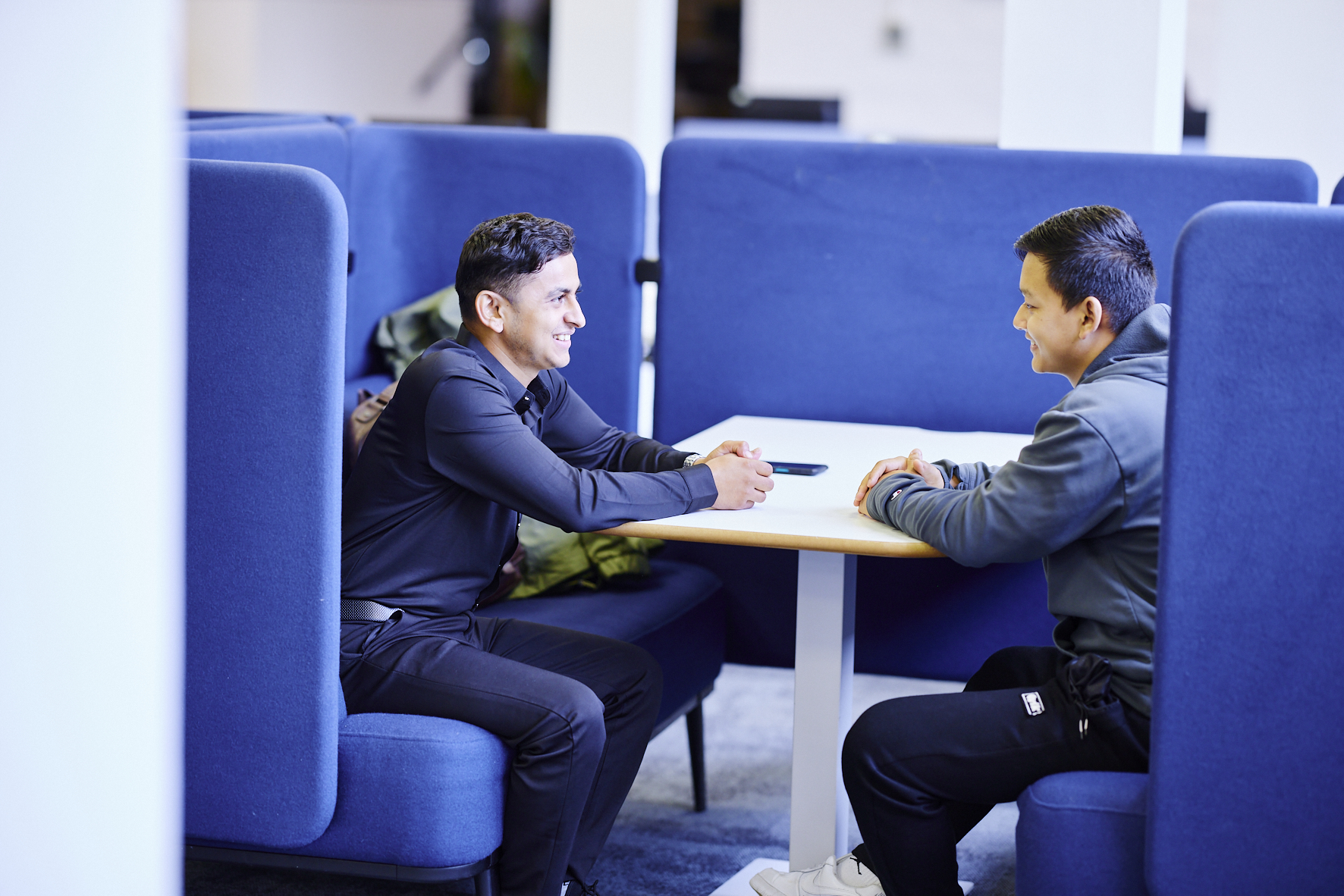 Students in the Library