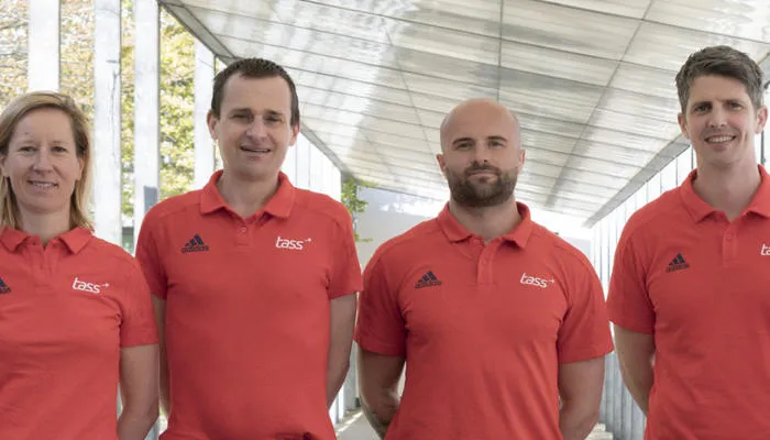 Four of the TASS members at St Mary's.