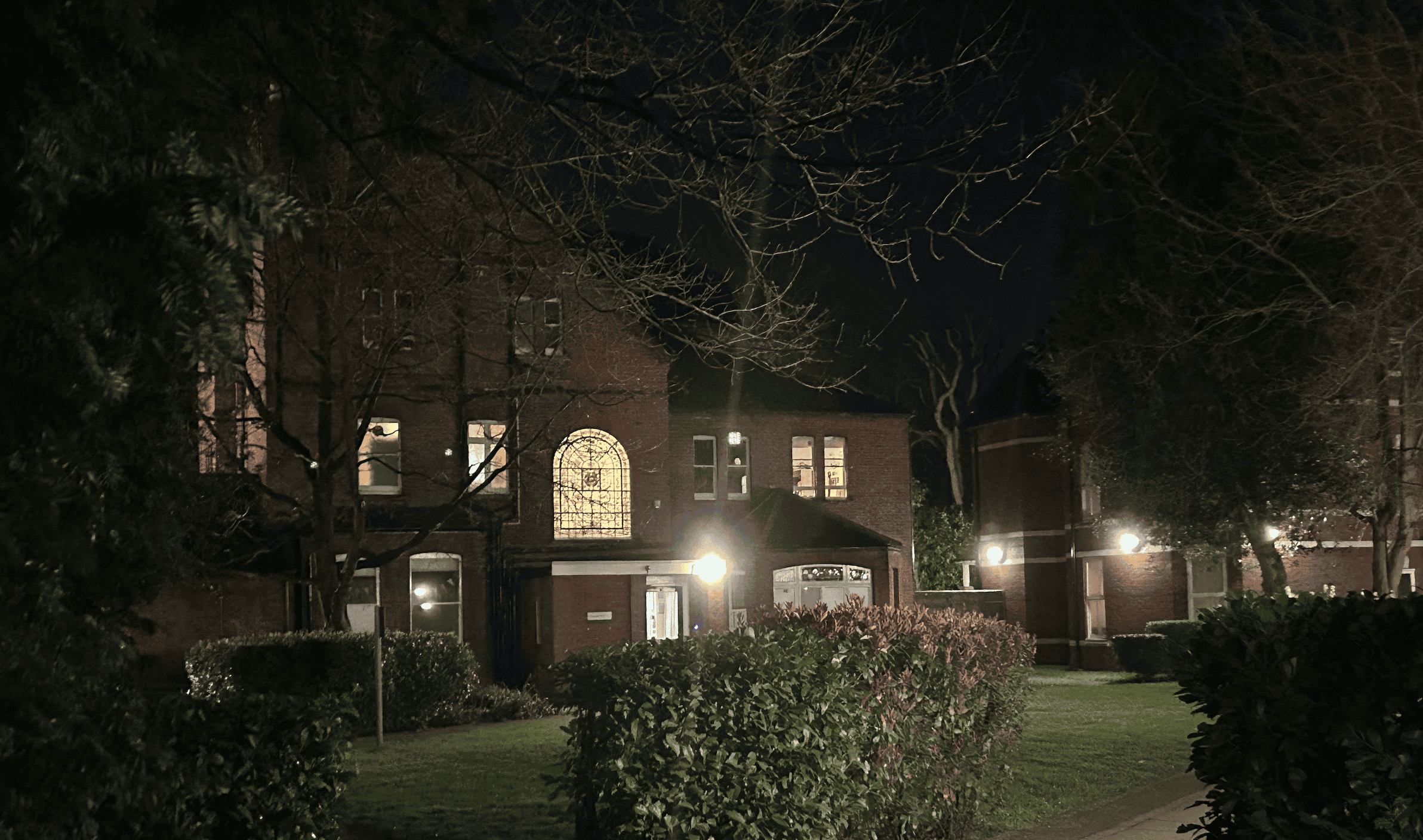 Student accommodation at St Mary's University Waldegrave campus in London