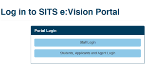 log in to sits evision portal