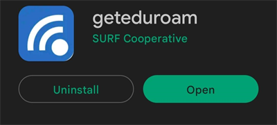 geteduroam app on store