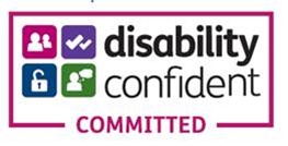 Disability confident committed logo