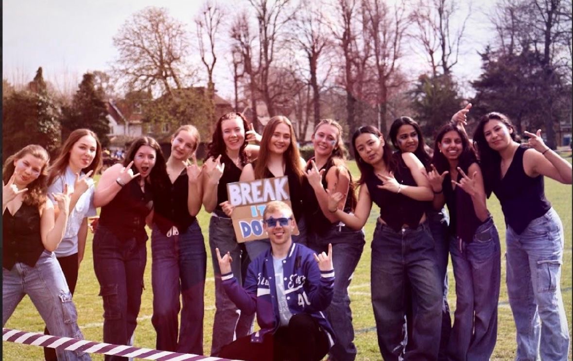 The St Mary's University Dance Team.