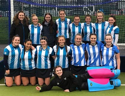 Team photo of the Womens Hockey squad